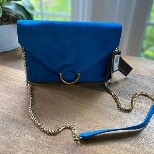 Banana Republic Italian Suede Bag NWT